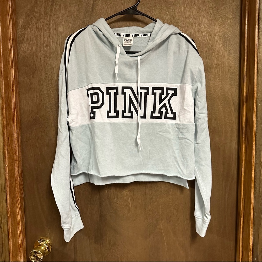Victorias Secret Pink Pullover Hoodie Sweatshirt Small